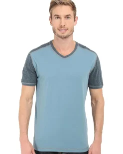 Agave Denim Rubicon Baseball V-Neck Short Sleeve Citadel