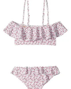 Toobydoo Clothing<Ruffle Bikini Set (Toddler/Little Kids/Big Kids) Flamingo Print