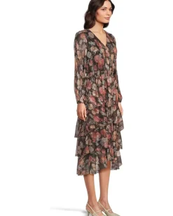 Women Vince Camuto Ruffle Midi Dress