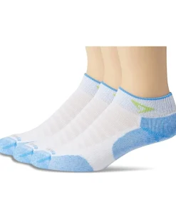 Activewear|Activewear|Drymax Running Lite Mesh Mini Crew 3-Pack White/Sky Blue/Lime