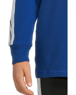 Clothing|adidas Kids 3S Raglan Cotton Tee & Pant Set (Toddler/Little Kid) Team Royal Blue