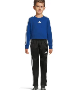 Clothing|adidas Kids 3S Raglan Cotton Tee & Pant Set (Toddler/Little Kid) Team Royal Blue