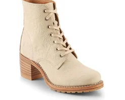 Boots|Boots|Frye Sabrina 6G Lace Up Ivory