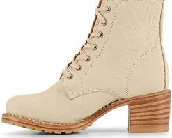 Boots|Boots|Frye Sabrina 6G Lace Up Ivory