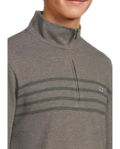 Vineyard Vines Saltwater Quarter Zip Gray Harbor New