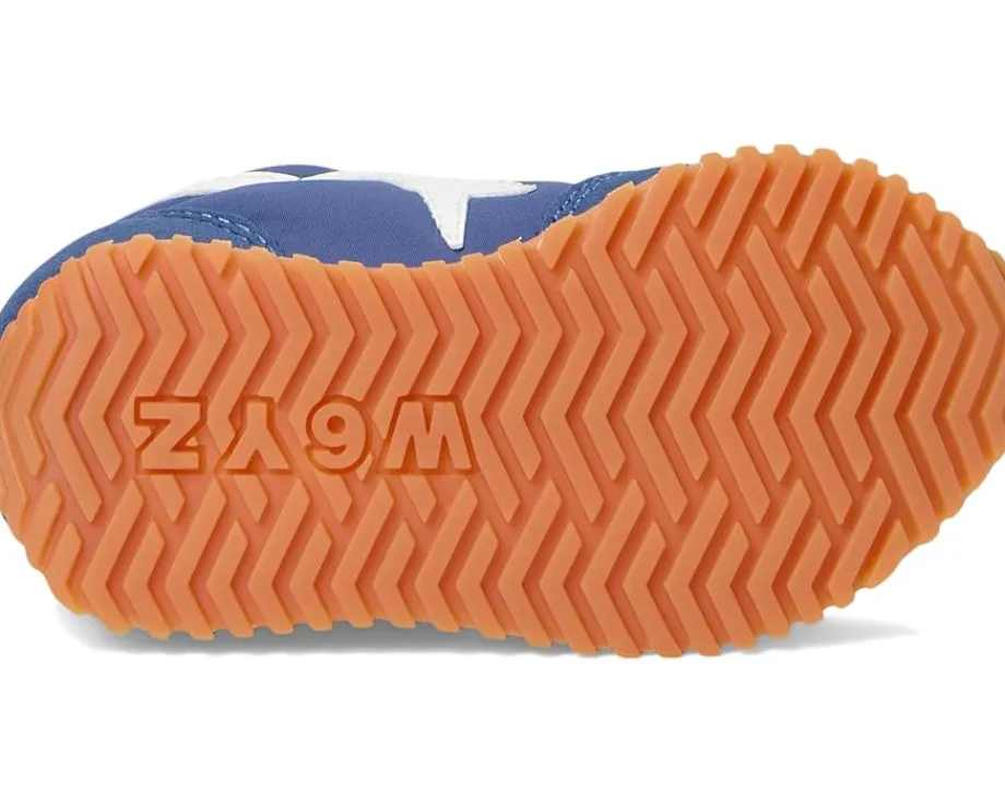 Naturino Shoes<SAMOA VL-J. (Toddler/Little Kid) Azure-White-Yellow Fluo