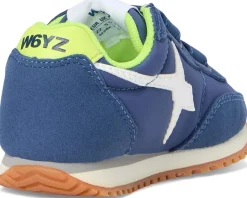 Naturino Shoes<SAMOA VL-J. (Toddler/Little Kid) Azure-White-Yellow Fluo