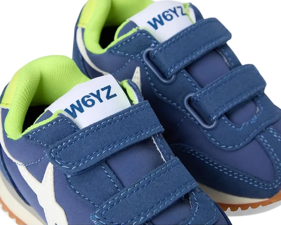 Naturino Shoes<SAMOA VL-J. (Toddler/Little Kid) Azure-White-Yellow Fluo