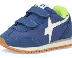 Naturino Shoes<SAMOA VL-J. (Toddler/Little Kid) Azure-White-Yellow Fluo