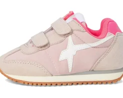 Naturino Shoes<SAMOA VL-J. (Toddler/Little Kid) Cipria-White-Fuchsia Fluo