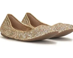 Flats|Jessica Simpson Sandaze-P Party Gold