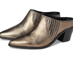 Frye Heels|Heels<Sara Western Mule Bronze