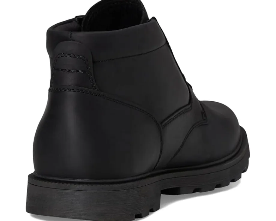 Boots|Rockport Seamus Black Leather