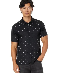 Activewear|T-Shirts|John Varvatos Sean Shirt W780W24 Ebony