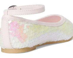 Janie and Jack Shoes<Sequin Flats (Toddler/Little Kid/Big Kid) Pink