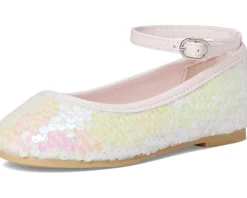 Janie and Jack Shoes<Sequin Flats (Toddler/Little Kid/Big Kid) Pink
