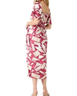 Dresses|Dresses|NIC+ZOE Shadow Blocks Dress Red Multi