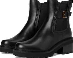 Women Cole Haan Shibley Waterproof Lug Buckle Booties