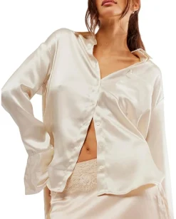 Women Free People Shooting For The Moon Button-Down