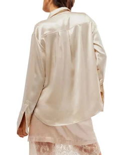 Women Free People Shooting For The Moon Button-Down