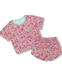 Clothing|Clothing|Hatley Kids Short Sleep Set (Toddler/Little Kid/Big Kid) Groovy Flowers
