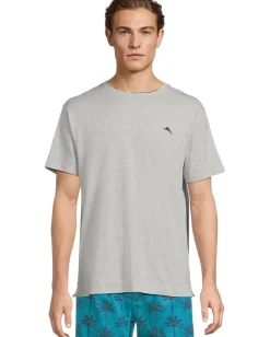 Tommy Bahama Short Sleeve Sleep/Lounge Tee Grey Heather Best
