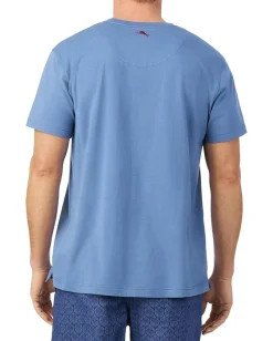 Tommy Bahama Activewear|T-Shirts<Short Sleeves T Shirt Denim Blue
