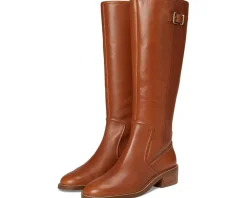 Cole Haan Boots|Boots<Silvana Tall Buckle Boots British Tan Leather