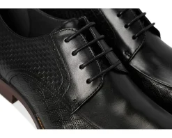 Oxfords|Oxfords|Stacy Adams Simmons Bike Toe Lace-Up Black