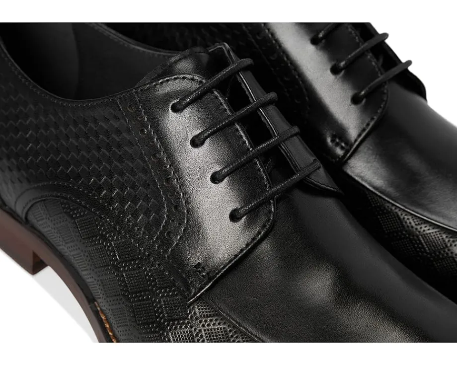 Oxfords|Oxfords|Stacy Adams Simmons Bike Toe Lace-Up Black