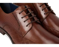 Stacy Adams Oxfords|Oxfords<Simmons Bike Toe Lace-Up Cognac