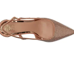 Women Vince Camuto Sindreea Rhinestone Block Heel Slingback Pump
