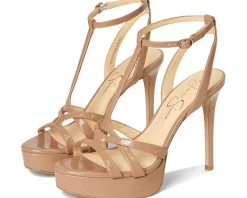 Women Jessica Simpson Sippete T-Strap Platform Sandals