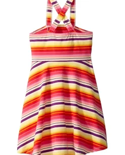 Toobydoo Skater Dress (Toddler/Little Kids/Big Kids) Multicolored Stripe 1