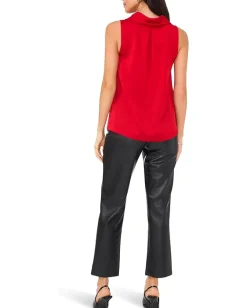 Shirts & Tops|Shirts & Tops|Vince Camuto Sleeveless Cowl Neck Top Bright Red