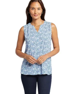 Women NYDJ Sleeveless Pintuck Blouse