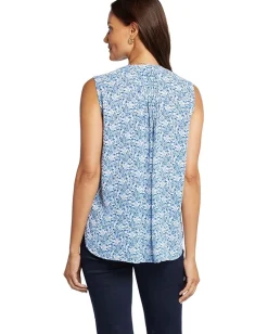 Women NYDJ Sleeveless Pintuck Blouse
