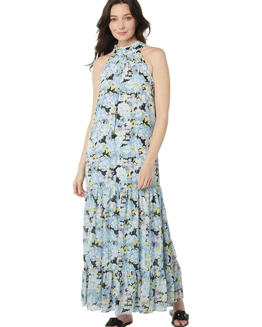 Women Vince Camuto Sleeveless Tiered Maxi Dress