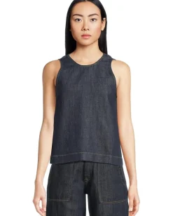 7 For All Mankind Shirts & Tops|Shirts & Tops<Sleeveless Top Blueberry