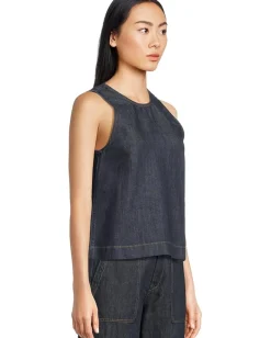 7 For All Mankind Shirts & Tops|Shirts & Tops<Sleeveless Top Blueberry