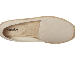 Soludos Loafers|Loafers<Smoking Slipper Espadrille Tonal Ivory