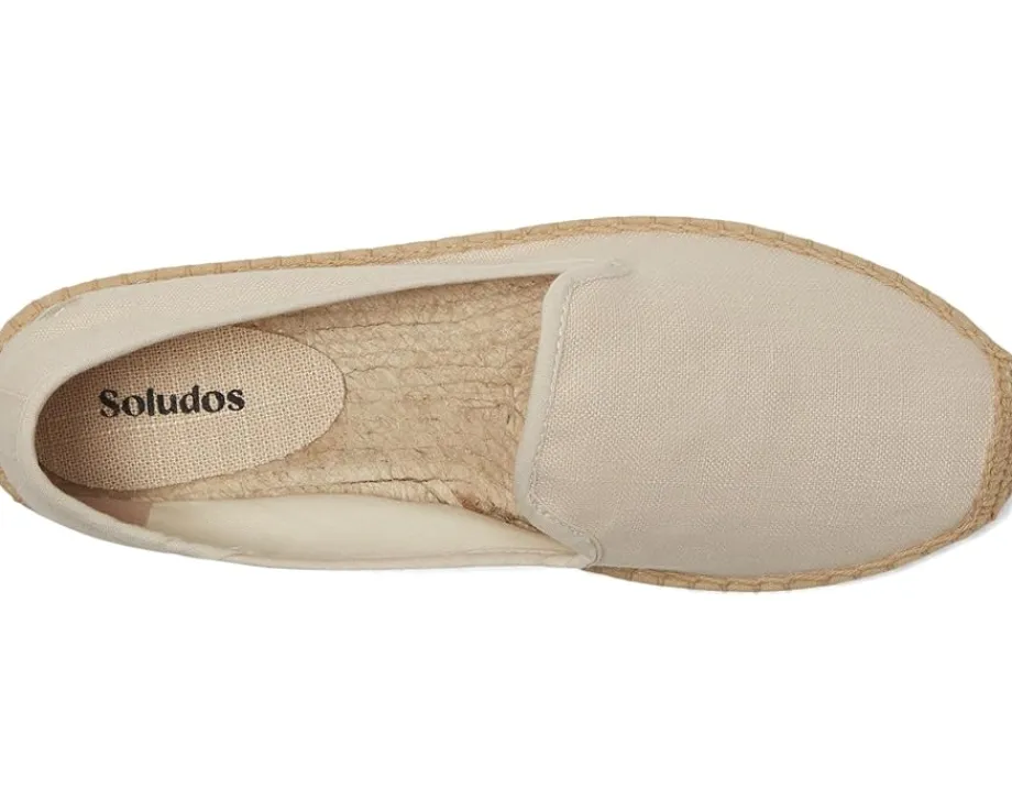 Soludos Loafers|Loafers<Smoking Slipper Espadrille Tonal Ivory