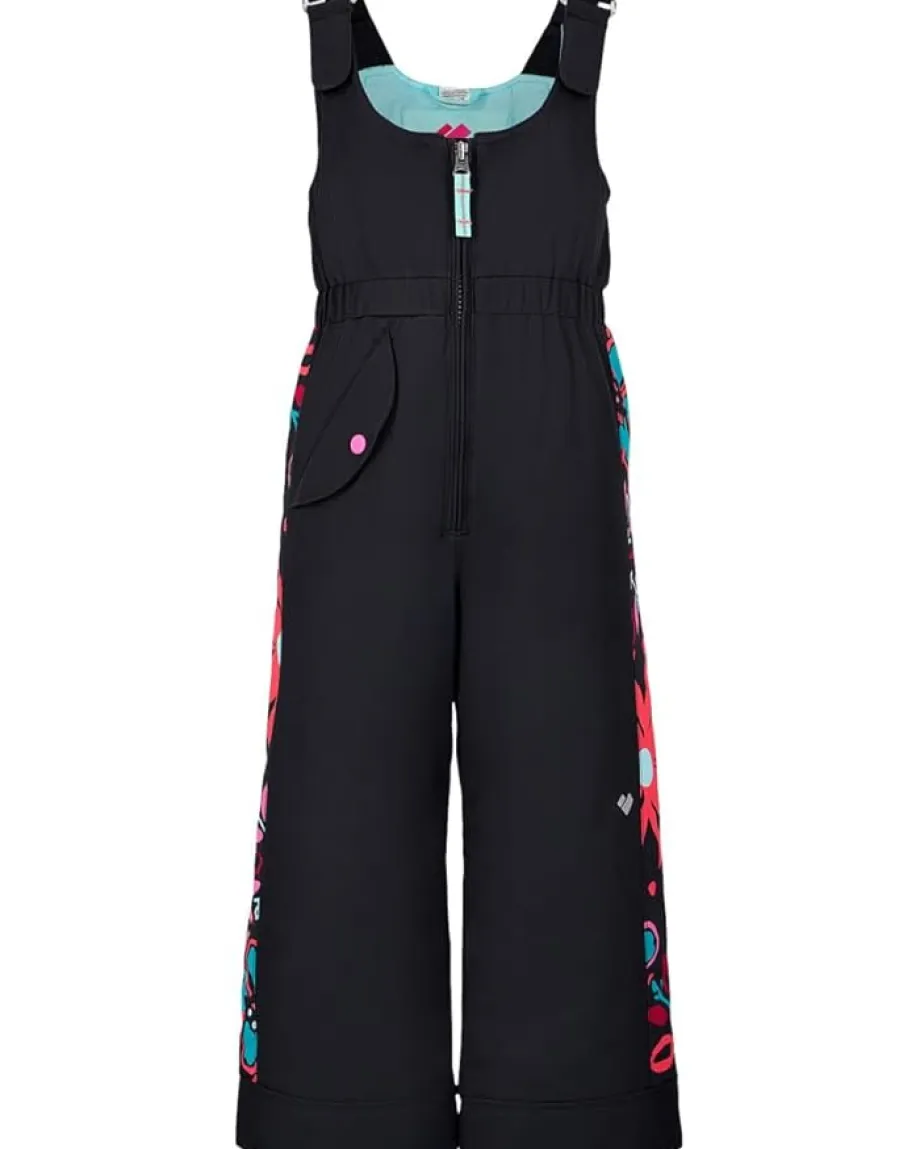 Clothing|Obermeyer Kids Snoverall Stripe Bib Pants (Toddler/Little Kid/Big Kid) Black