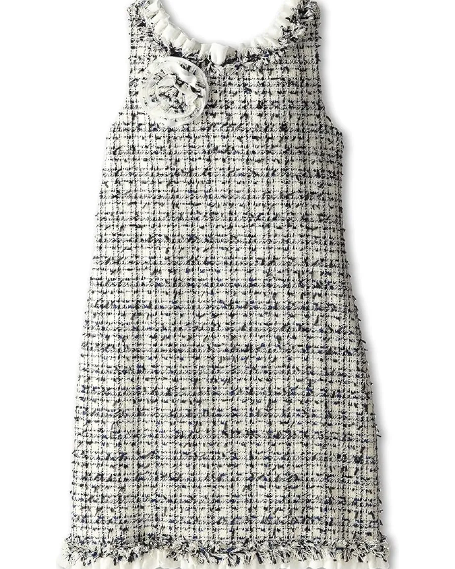 Biscotti Clothing<Social Graces Dress (Big Kids) Ivory/Blue