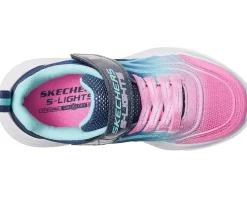 SKECHERS KIDS Sola Glow 303713L (Little Kid/Big Kid) Navy/Multi Best