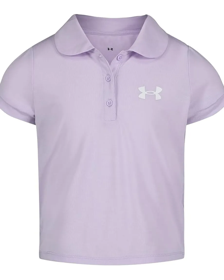 Under Armour Kids Solid Polo (Little Kids) Nebula Purple New