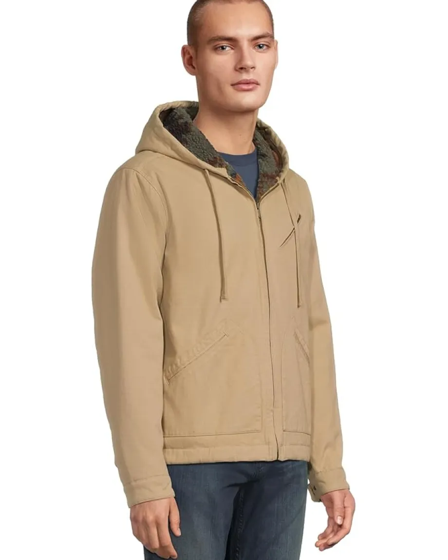 RVCA Activewear<Sonora Hooded Jacket Khaki
