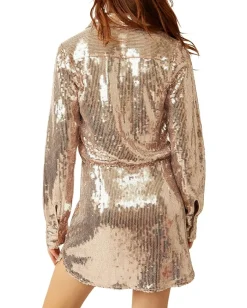 Dresses|Dresses|Free People Sophie Sequin Mini Champagne