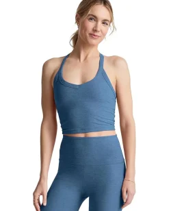 Activewear|Shirts & Tops|Beyond Yoga Spacedye On The Up Cropped Tank Washed Denim