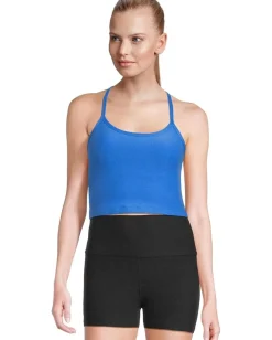 Activewear|Shirts & Tops|Beyond Yoga Spacedye Slim Racerback Cropped Tank Court Blue